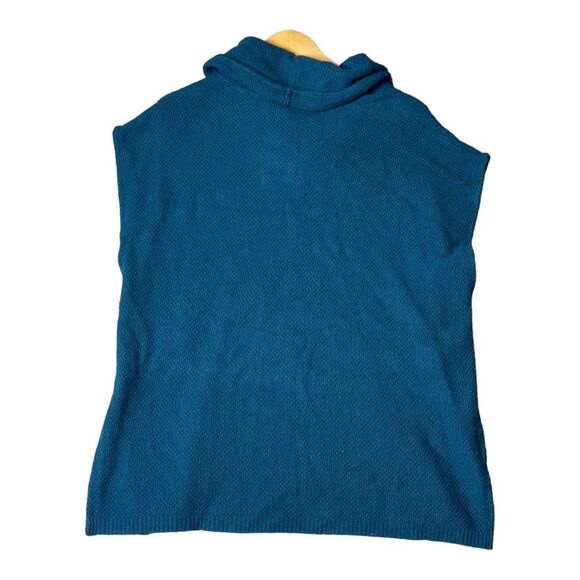 Bryn Walker Cashmere Blend Cowl Neck Pocket Poncho size S - Picture 2 of 6